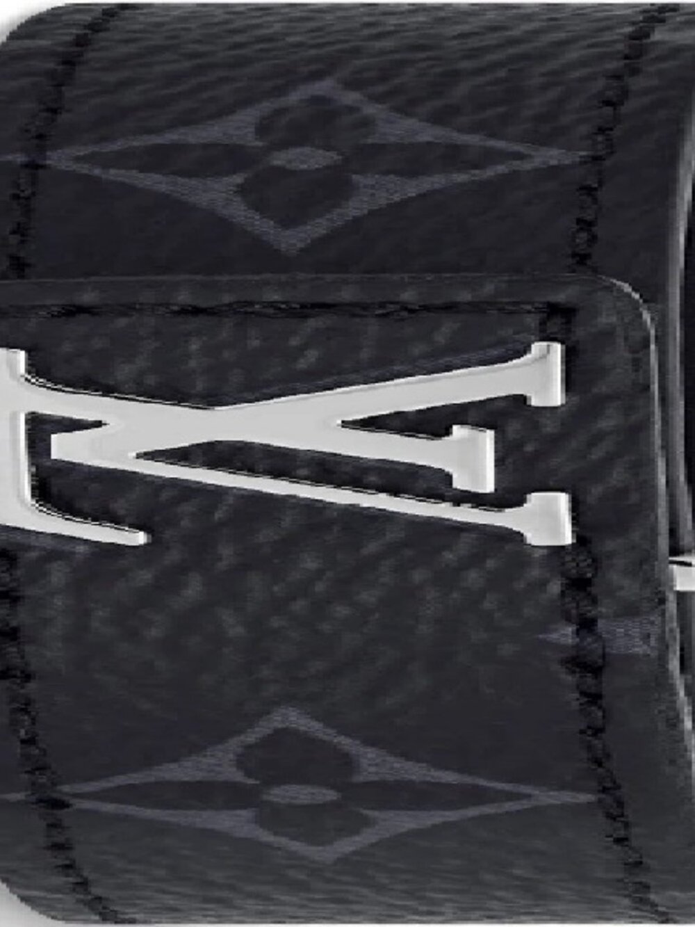 Louis Vuitton LV Slim Bracelet in Monogram Eclipse Canvas - Picture 3 of 5
